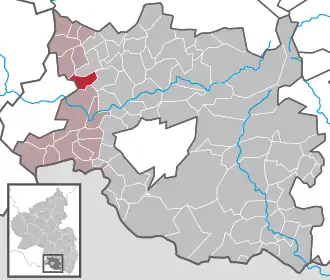 Kaart van Battweiler