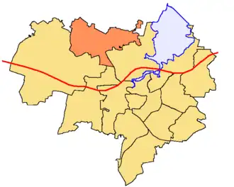 Kaart van Kleinwelka