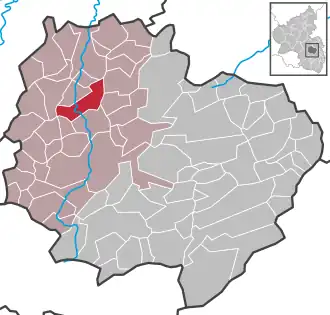 Kaart van Bayerfeld-Steckweiler