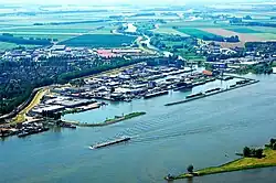 De Beatrixhaven vanuit de lucht