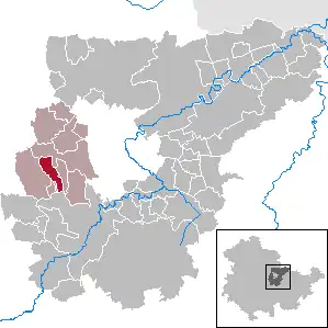 Kaart van Bechstedtstraß