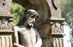 Detail of a 19th cent. tomb in the church graveyard