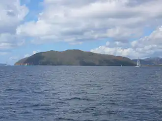 Kaart van Beef Island