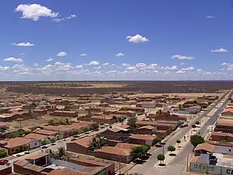 Belém do Piaui gezien van boven