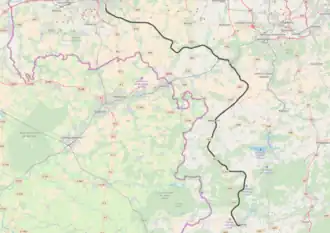 Spoorlijn 109 op de kaart