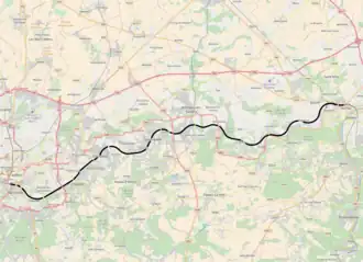 Spoorlijn 130 op de kaart