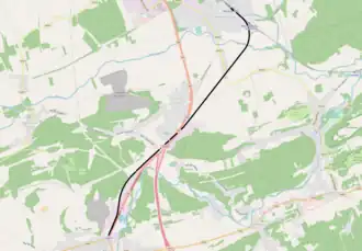 Spoorlijn 134 op de kaart