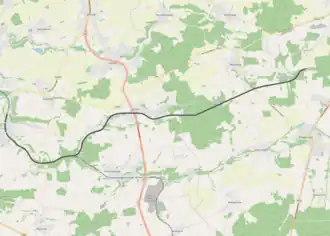 Spoorlijn 135 op de kaart