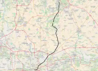 Spoorlijn 140 op de kaart