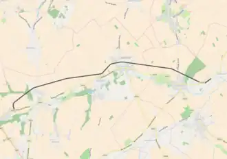 Spoorlijn 143 op de kaart