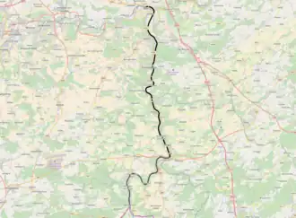 Spoorlijn 154 op de kaart