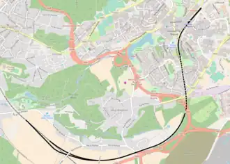 Spoorlijn 161D op de kaart