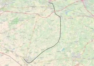 Spoorlijn 22 op de kaart