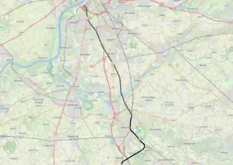 Spoorlijn 27B op de kaart