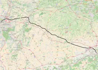 Spoorlijn 36 op de kaart