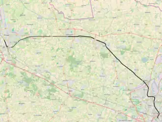 Spoorlijn 58 op de kaart