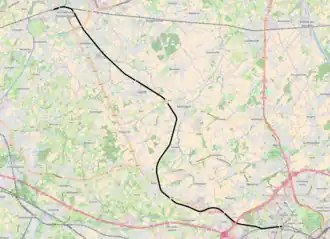 Spoorlijn 60 op de kaart