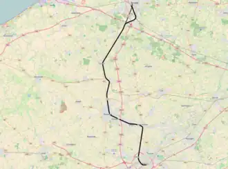 Spoorlijn 66 op de kaart