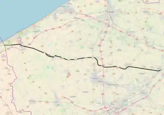 Spoorlijn 73 op de kaart