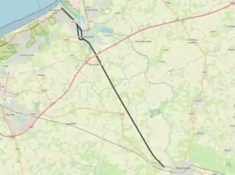 Spoorlijn 74 op de kaart