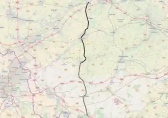 Spoorlijn 86 op de kaart