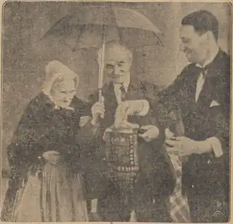 Professor Ben Ali Libi' (geheel rechts) in 1933