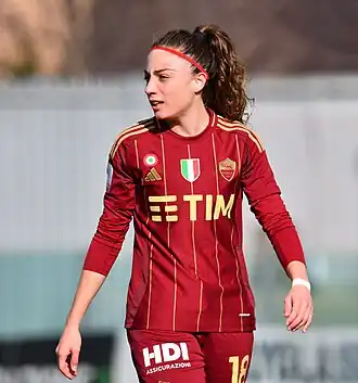 Glionna bij AS Roma in 2025