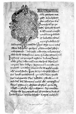 Beneventaanse minuskel, Bibliotheek Monte Cassino, Regula Benedicti, 1075-1090