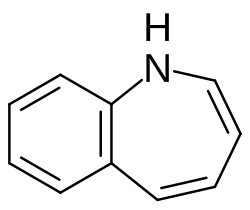 Structuurformule van benzazepine