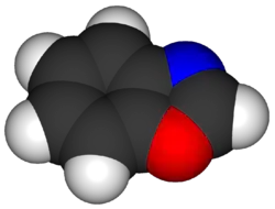 Molecuulmodel van benzoxazool