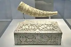 Kistje en "olifant", Museum für Islamische Kunst, Berlijn