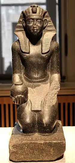 Beeld van graniet van farao Sobekhotep VNeues Museum