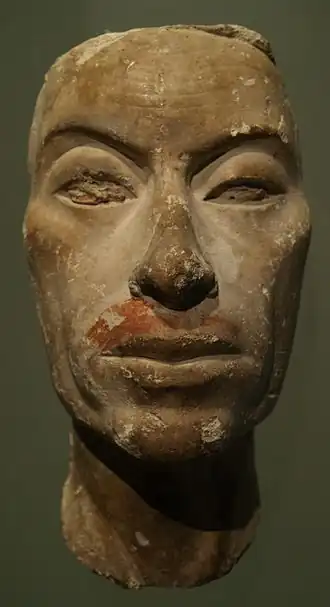 Studie portret van een man, mogelijk farao EjeAltes Museum