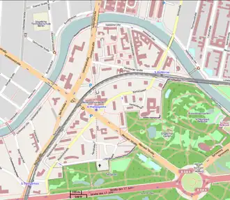 Kaart van Hansaviertel