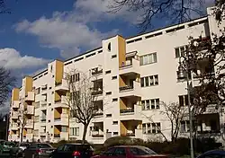 Ibidem, in de Mäckeritzstraße, ontwerp Hans Scharoun