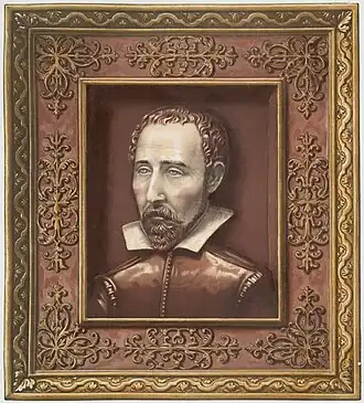 Bernard Palissy, zelfportret in faience