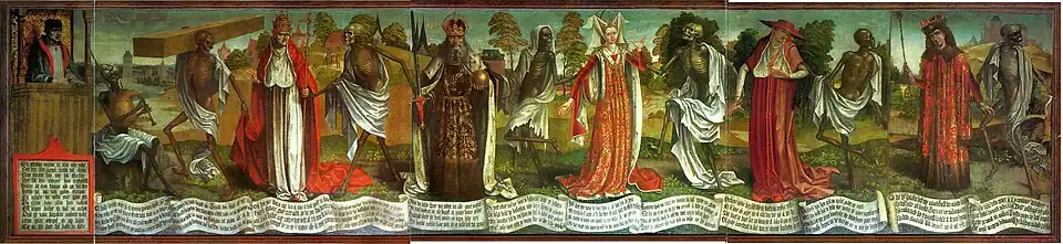 Danse Macabre van Bernt Notke