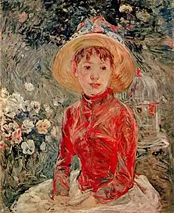 Le corsage rougeBerthe Morisot, 1885