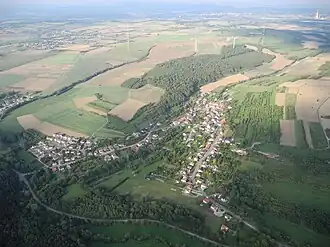 gezicht op Berviller-en-Moselle