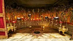 De Ster van Bethlehem in de Geboortegrot, 2012