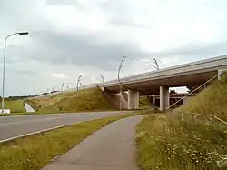 Betuweroute bij Tiel.