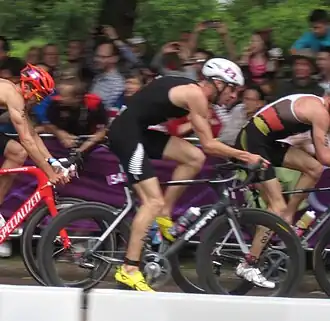 Docherty in actie op de Olympische Zomerspelen 2012 in Londen