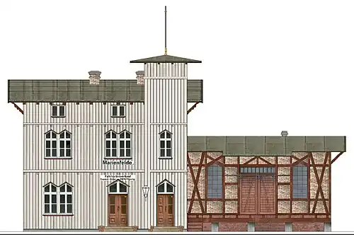 S-Bahnstation Marienfelde 1889