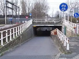 Abtswoudse tunnel gezien vanuit het oosten