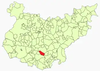 Kaart van Bienvenida