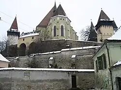 De weerkerk van Biertan met zijn drie ringmuren