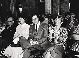 Rörsch (links) in 1986 (midden Maarten Biesheuvel)