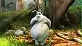 Big Buck Bunny in het bos