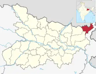 Locatie in Bihar