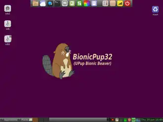 Screenshot Puppy Linux FossaPup 9.5